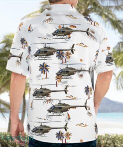 Austrian Air Force Bell OH-58B Kiowa Aloha Hawaiian Shirt Product Photo 4