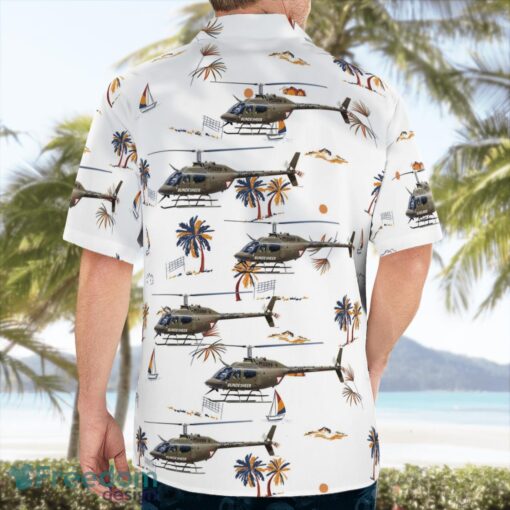 Austrian Air Force Bell OH-58B Kiowa Aloha Hawaiian Shirt Product Photo 4