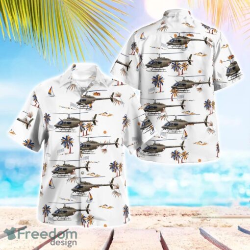 Austrian Air Force Bell OH-58B Kiowa Aloha Hawaiian Shirt Product Photo 1