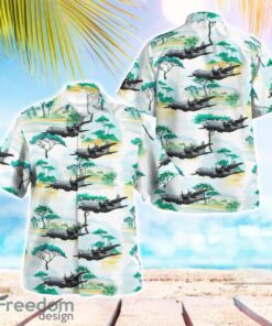 Austrian Air Force Lockheed C-130K Hercules Aloha Hawaiian Shirt Product Photo 1