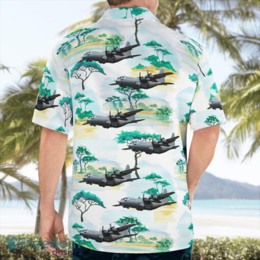 Austrian Air Force Lockheed C-130K Hercules Aloha Hawaiian Shirt Product Photo 4