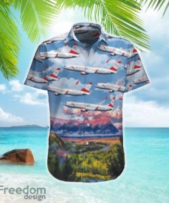 Austrian Airlines Boeing 767-31AER Hawaiian Shirt Gift For Summer Vacation