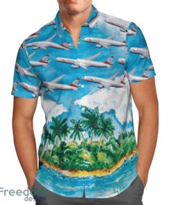 Austrian Airlines Boeing 777-2Z9ER Hawaiian Shirt Gift For Summer Vacation Product Photo 2