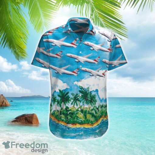 Austrian Airlines Boeing 777-2Z9ER Hawaiian Shirt Gift For Summer Vacation Product Photo 1