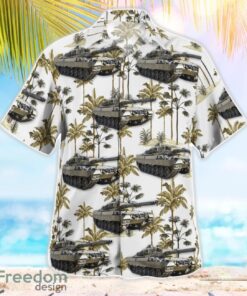 Austrian Army Leopard 2A4 Main Battle Tank Beach Hawaiian Shirt Product Photo 2