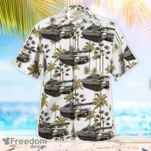 Austrian Army Leopard 2A4 Main Battle Tank Beach Hawaiian Shirt Product Photo 2