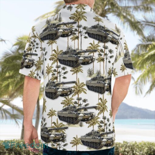 Austrian Army Leopard 2A4 Main Battle Tank Beach Hawaiian Shirt Product Photo 4