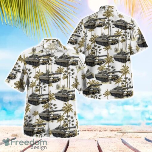 Austrian Army Leopard 2A4 Main Battle Tank Beach Hawaiian Shirt Product Photo 1