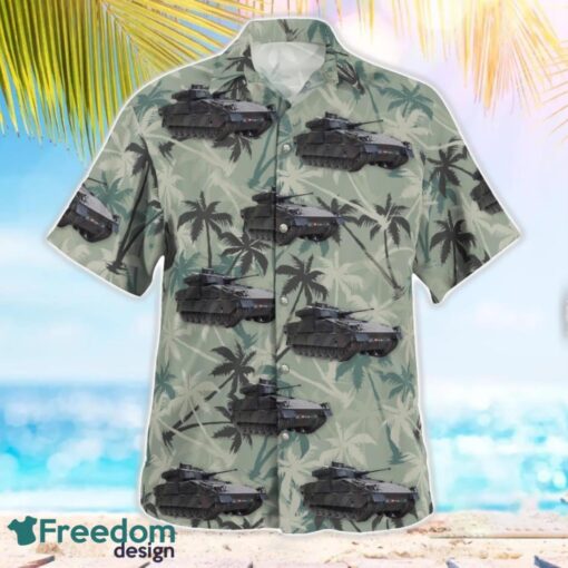 Austrian Army Ulan Infantry Fighting Vehicle Beach Hawaiian Shirt Product Photo 2