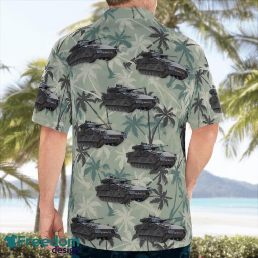 Austrian Army Ulan Infantry Fighting Vehicle Beach Hawaiian Shirt Product Photo 4