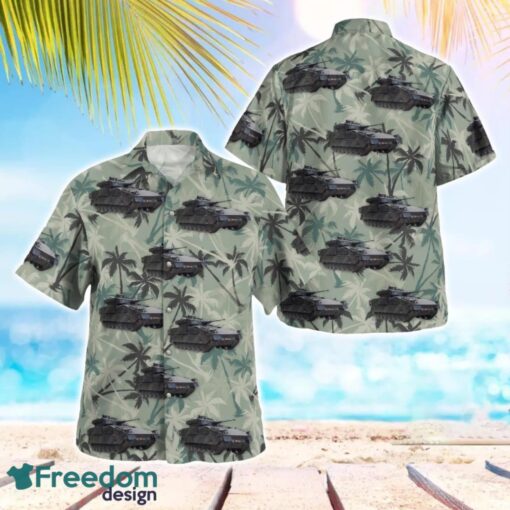 Austrian Army Ulan Infantry Fighting Vehicle Beach Hawaiian Shirt Product Photo 1