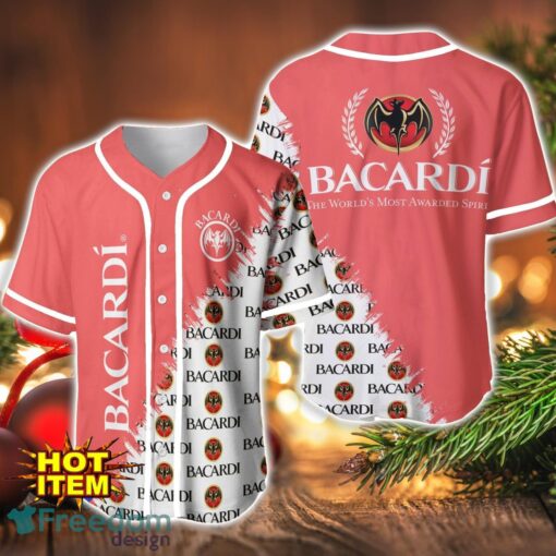 Bacardi Logo Printed Baseball Jersey Shirt For Men And Women Product Photo 1