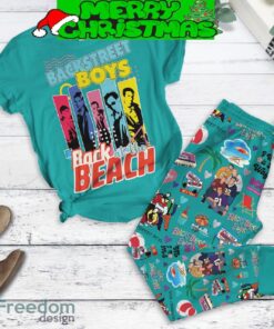 Backstreet Boys Back At The Beach Cancun 2024 Fleece Pajamas Set Full Print Christmas For Women - Backstreet Boys Back At The Beach Cancun 2024 Fleece Pajamas Set-1