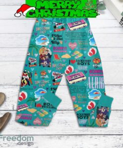 Backstreet Boys Back At The Beach Cancun 2024 Fleece Pajamas Set Full Print Christmas For Women - Backstreet Boys Back At The Beach Cancun 2024 Fleece Pajamas Set-4