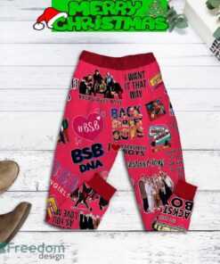 Backstreet Boys Is In My DNA Fleece Pajamas Set Red Version All Over Print Christmas Gift - Backstreet Boys Is In My DNA Fleece Pajamas Set Red Version-2