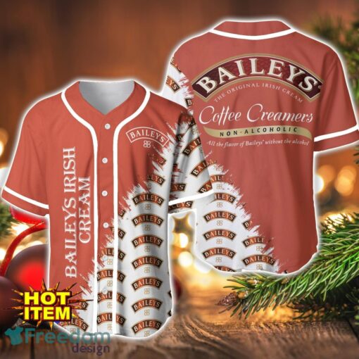 Baileys Irish Cream Logo Printed Baseball Jersey Shirt For Men And Women Product Photo 1