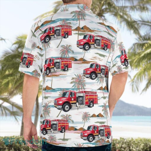 Baker County Fire Rescue 3D Summer Aloha Hawaiian Shirt Product Photo 2