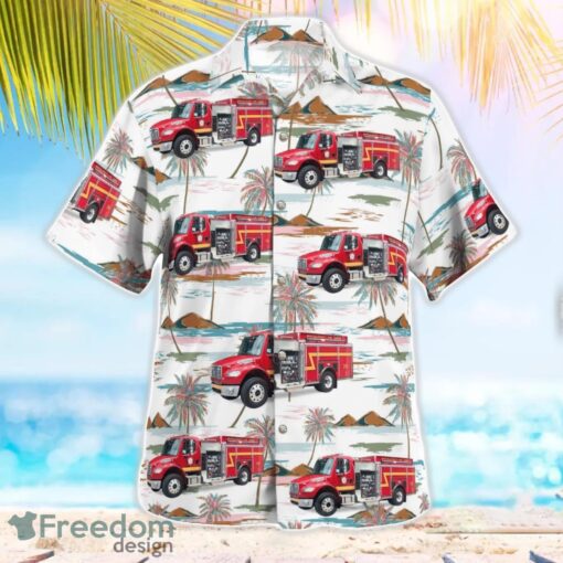 Baker County Fire Rescue 3D Summer Aloha Hawaiian Shirt Product Photo 3