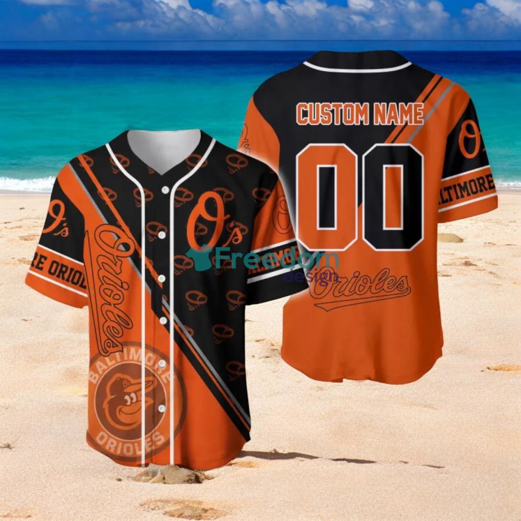 Baltimore Orioles Custom Name And Number Slogan Baseball Jersey Shirt image Baltimore Orioles Custom Name And Number Slogan Baseball Jersey Shirt Product Photo 1