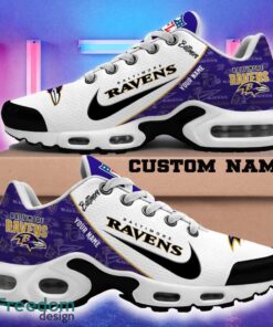 Baltimore Ravens NFL Air Cushion Sport Shoes New For Men Women Fans Custom Name image Baltimore Ravens NFL Air Cushion Sport Shoes New For Men Women Fans Custom Name - Baltimore Ravens Air Cushion Sports Shoes New_2