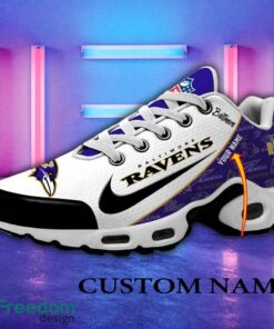 Baltimore Ravens NFL Air Cushion Sport Shoes New For Men Women Fans Custom Name Baltimore Ravens NFL Air Cushion Sport Shoes New For Men Women Fans Custom Name