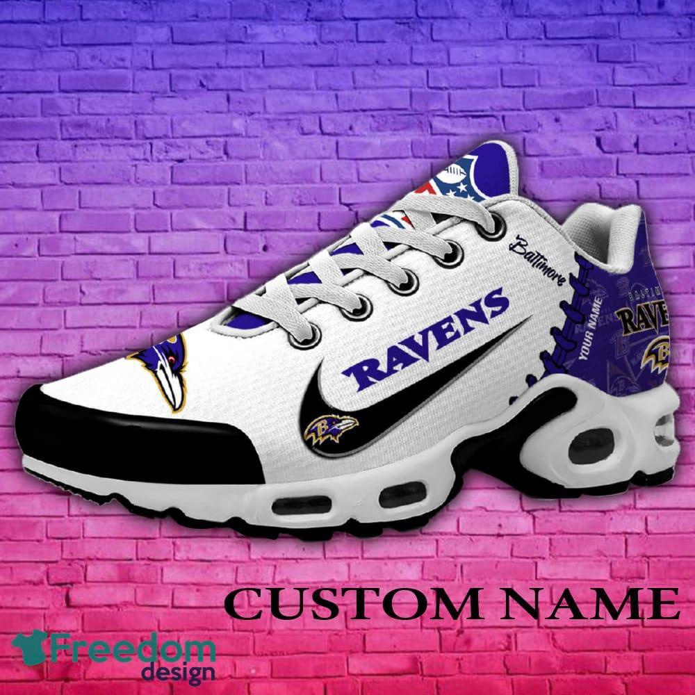 Baltimore Ravens NFL New Personalized Air Cushion Sport Shoes For Fans Gift image Baltimore Ravens NFL New Personalized Air Cushion Sport Shoes For Fans Gift - Baltimore Ravens New Air Cushion Sport Shoes_1