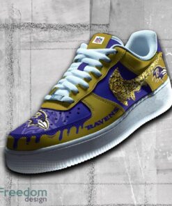 Baltimore Ravens NFL Sparkling AF1 Shoes Streetwear All Over Print Gift Air Force 1 Sneaker