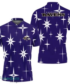 Baltimore Ravens Sparkle Pattern Polo Shirt