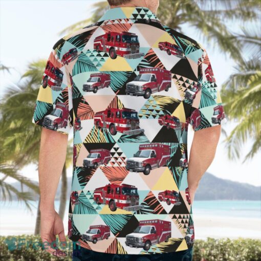 Bangor Maine Fire Department Hawaiian Shirt Beach Summer Shirt Product Photo 2