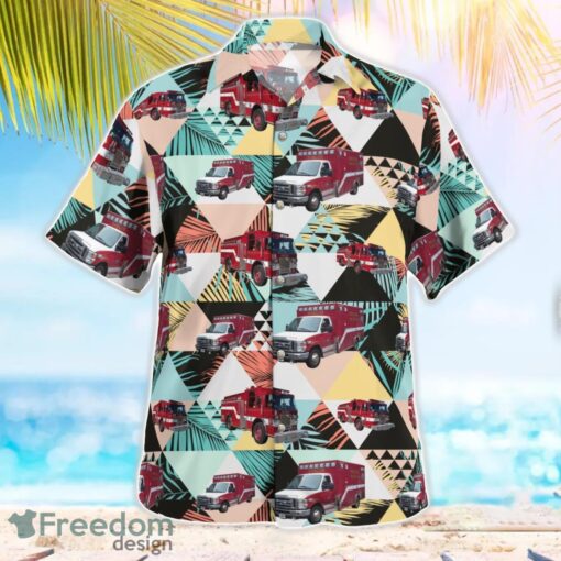 Bangor Maine Fire Department Hawaiian Shirt Beach Summer Shirt Product Photo 3