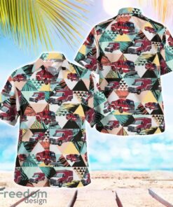 Bangor Maine Fire Department Hawaiian Shirt Beach Summer Shirt