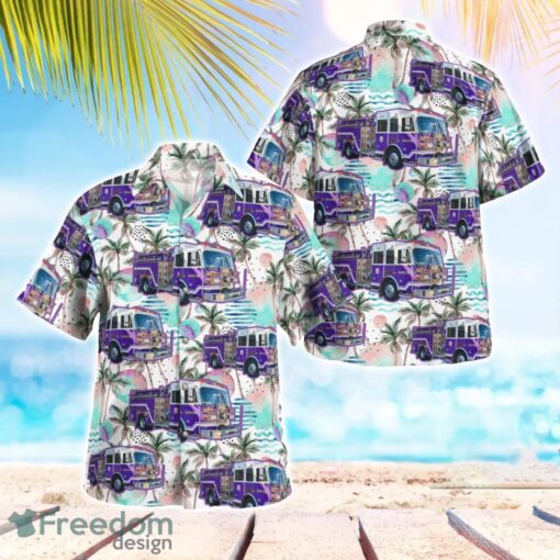 Barberton Engine 1134 Ohio Fire Trucks Hawaiian Shirt Beach Summer Shirt Product Photo 1