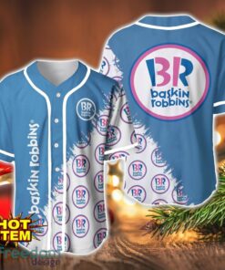 Baskin-Robbins Logo Printed Baseball Jersey Shirt For Men And Women