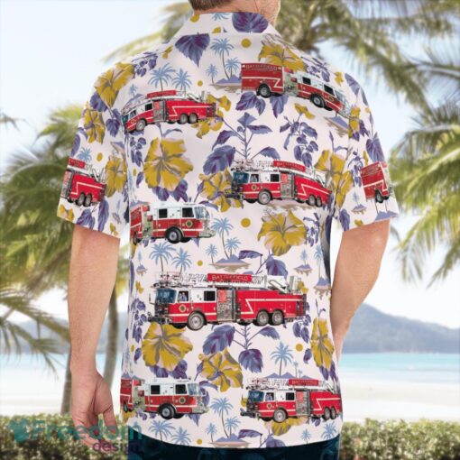 Battlefield Fire Protection District, Missouri 3D Summer Aloha Hawaiian Shirt Product Photo 2