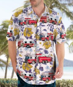 Battlefield Fire Protection District, Missouri 3D Summer Aloha Hawaiian Shirt Product Photo 4