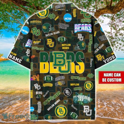 Baylor Bears Logo Hawaiian Shirt For Fans Trending Beach Shirt Custom Name Product Photo 2