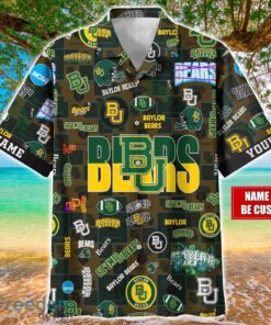 Baylor Bears Logo Hawaiian Shirt For Fans Trending Beach Shirt Custom Name