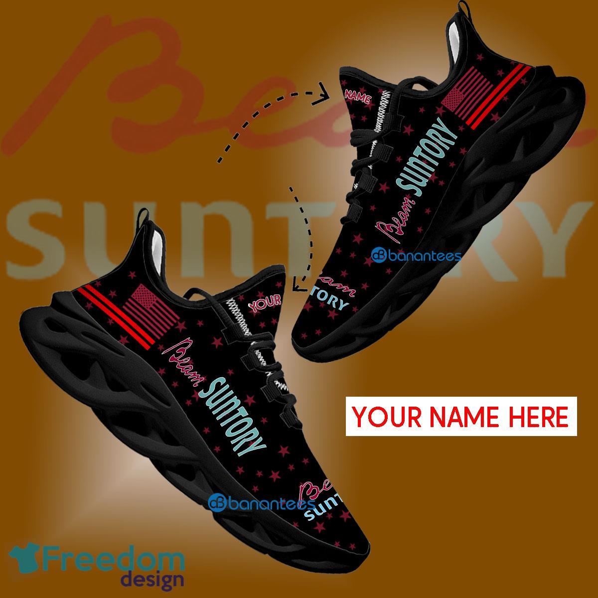 Beam Suntory Running Sneaker Symbolize Custom Name Gift Max Soul Shoes USA Flag Star New For Fans - Beam Suntory Running Shoes New Trending Personalized Photo 1