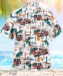 Bedford, New Hampshire, Bedford Fire Department Hawaiian Shirt Beach Shirt Summer Holiday Gift Product Photo 3