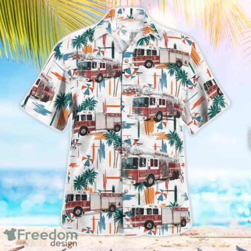 Bedford, New Hampshire, Bedford Fire Department Hawaiian Shirt Beach Shirt Summer Holiday Gift Product Photo 3