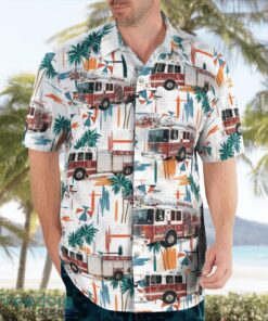 Bedford, New Hampshire, Bedford Fire Department Hawaiian Shirt Beach Shirt Summer Holiday Gift Product Photo 4