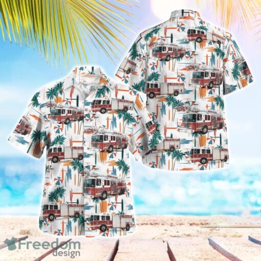 Bedford, New Hampshire, Bedford Fire Department Hawaiian Shirt Beach Shirt Summer Holiday Gift Product Photo 1