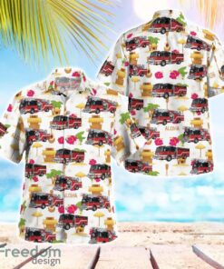 Beecher, Illinois, Beecher Fire Protection District Tropical 3D Hawaiian Shirt Gift For Summer