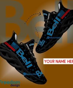 Bell Canada Running Sneaker Imprint Custom Name Gift Max Soul Shoes USA Flag Star New For Fans