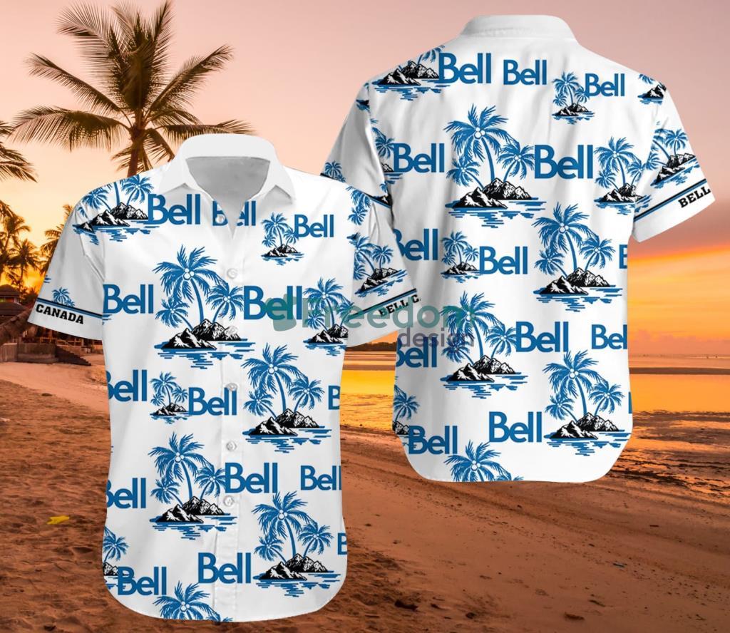Bell Canada Tropical Hawaiian Shirt Trending Summer image Bell Canada Tropical Hawaiian Shirt Trending Summer Product Photo 1