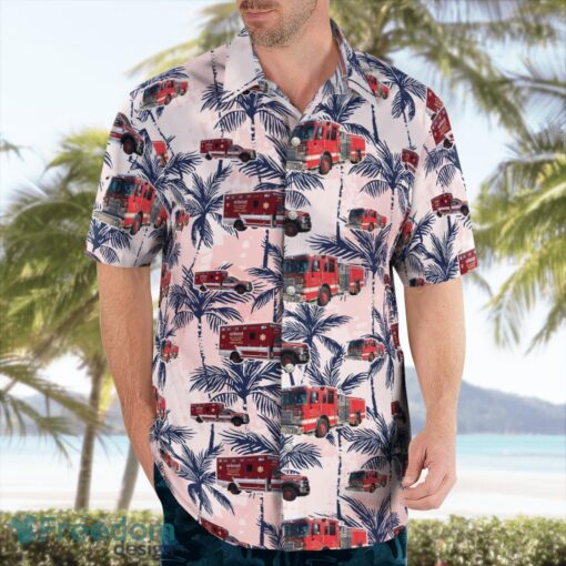 Beloit Fire Truck Hawaiian Shirt Beach Summer Shirt Product Photo 4