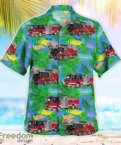 Belvidere, Illinois, Belvidere Fire Department Beach Hawaiian Shirt Product Photo 3