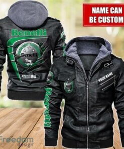 Benelli 2D Leather Jacket For Men Custom Name Special Gift Ideas Product Photo 1