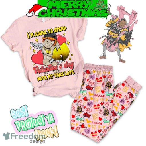 Best Protect Ya Neck Valentine Fleece Pajamas Set All Over Print Christmas Gift - Best Protect Ya Neck Valentine Fleece Pajamas Set-1