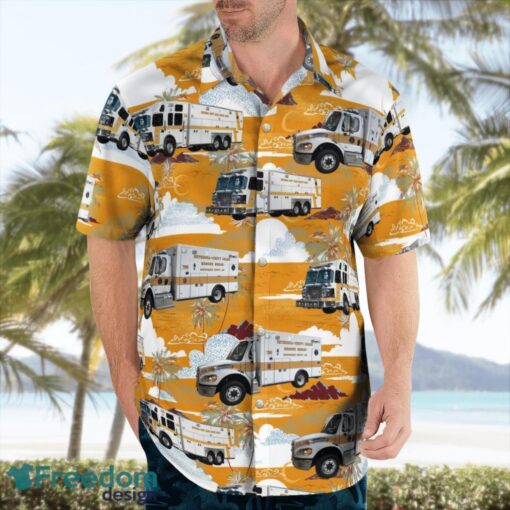 Bethesda, Maryland, Bethesda-Chevy Chase Rescue Squad Summer Hawaiian Shirt For Men Women Product Photo 3